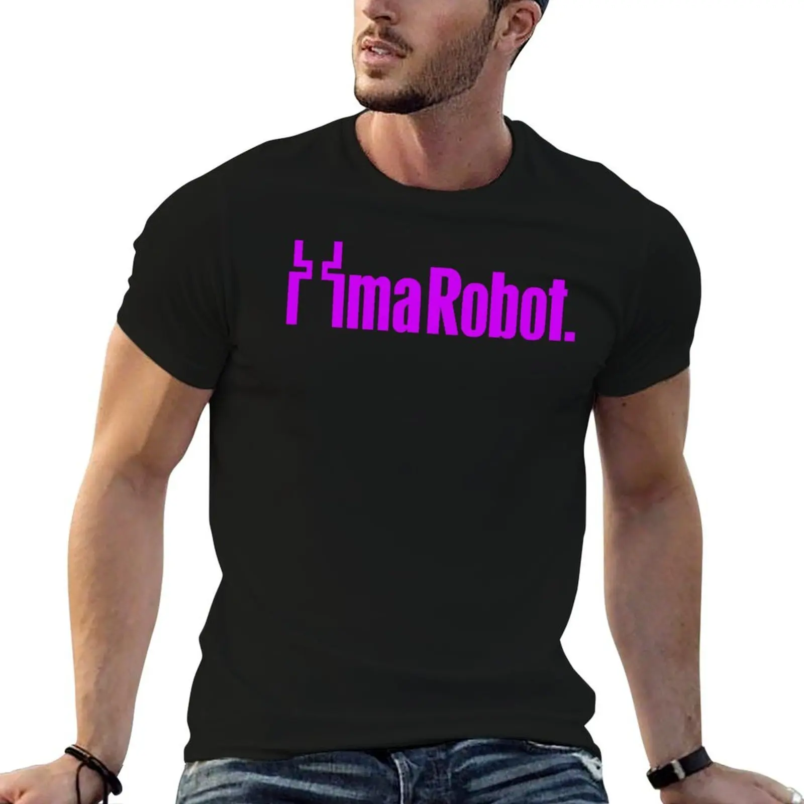 

Футболка Ima Robot, мужская футболка, футболки с графическим рисунком для мужчин, футболка