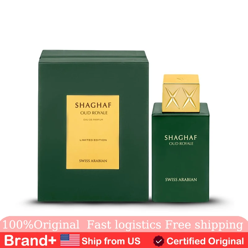 

Swiss Arabian Shaghaf Oud Royale Spicy Oud, Aromatic Fragrance Notes Saffron Lavende 2.5 Oz EDP Spray Arabian Women's Perfume