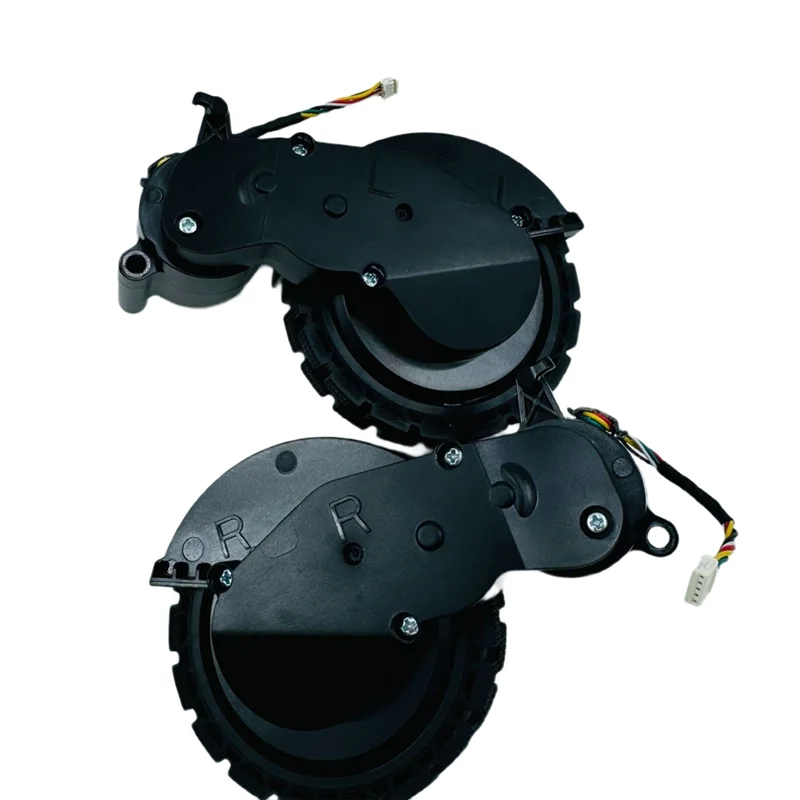 B47B-Left Wheel& Right Wheel Replacement Parts For Lydsto R1 Edge/TP-Link Tapo RV30 Plus/RV20 Max Vacuum Cleaner Spare