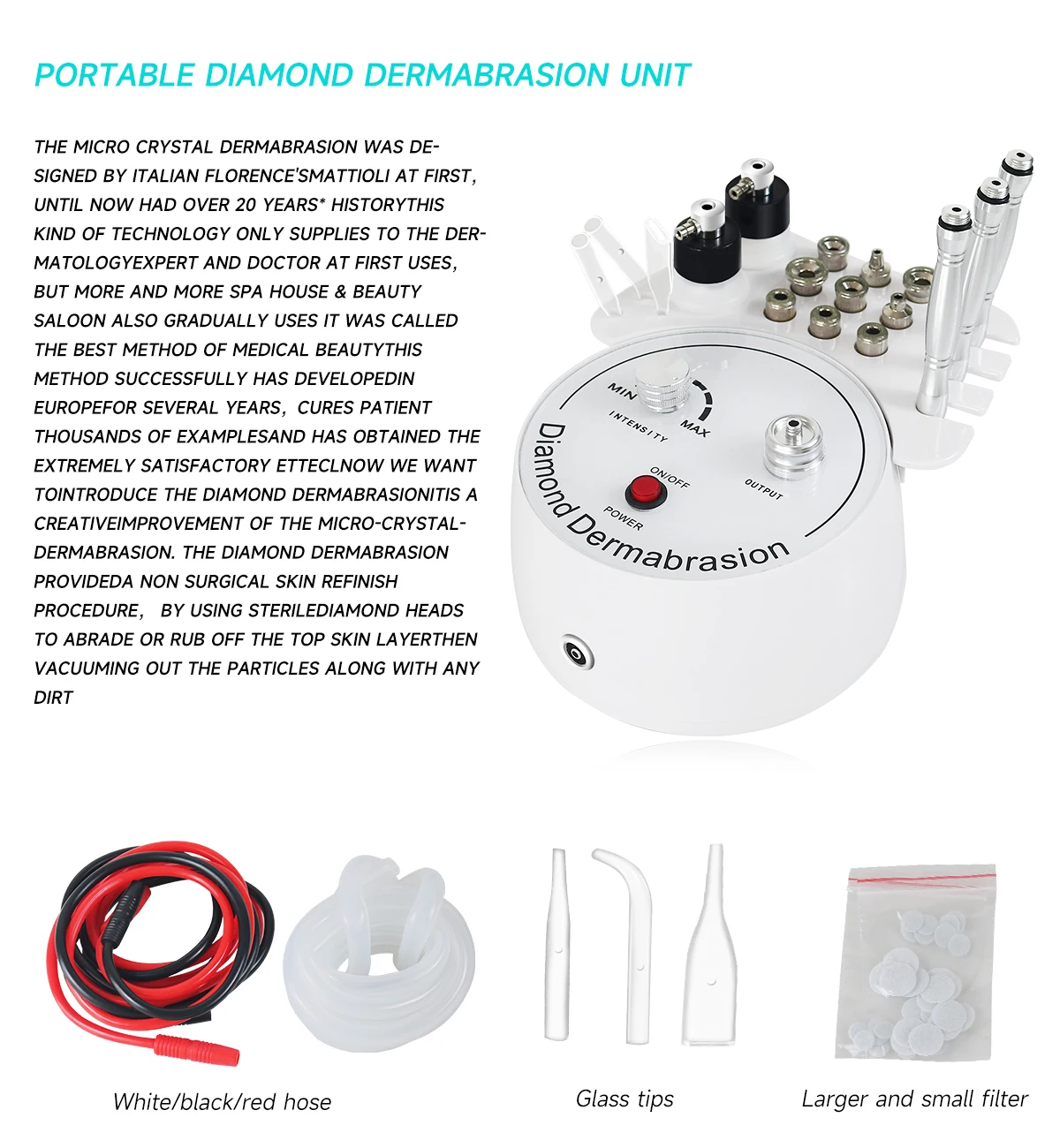 MEISIKANG-Esfoliação Facial Pele Descamação Dispositivo De Microdermoabrasão, Diamante Hidrodermoabrasão, Água Hidra, Cravo Remover