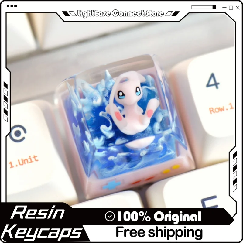 Pet Elf Anime Key Hat 3d Guide Mechanical Keyboard Manual Resin Transparent Personalized Features Customized Collect Game Keycap