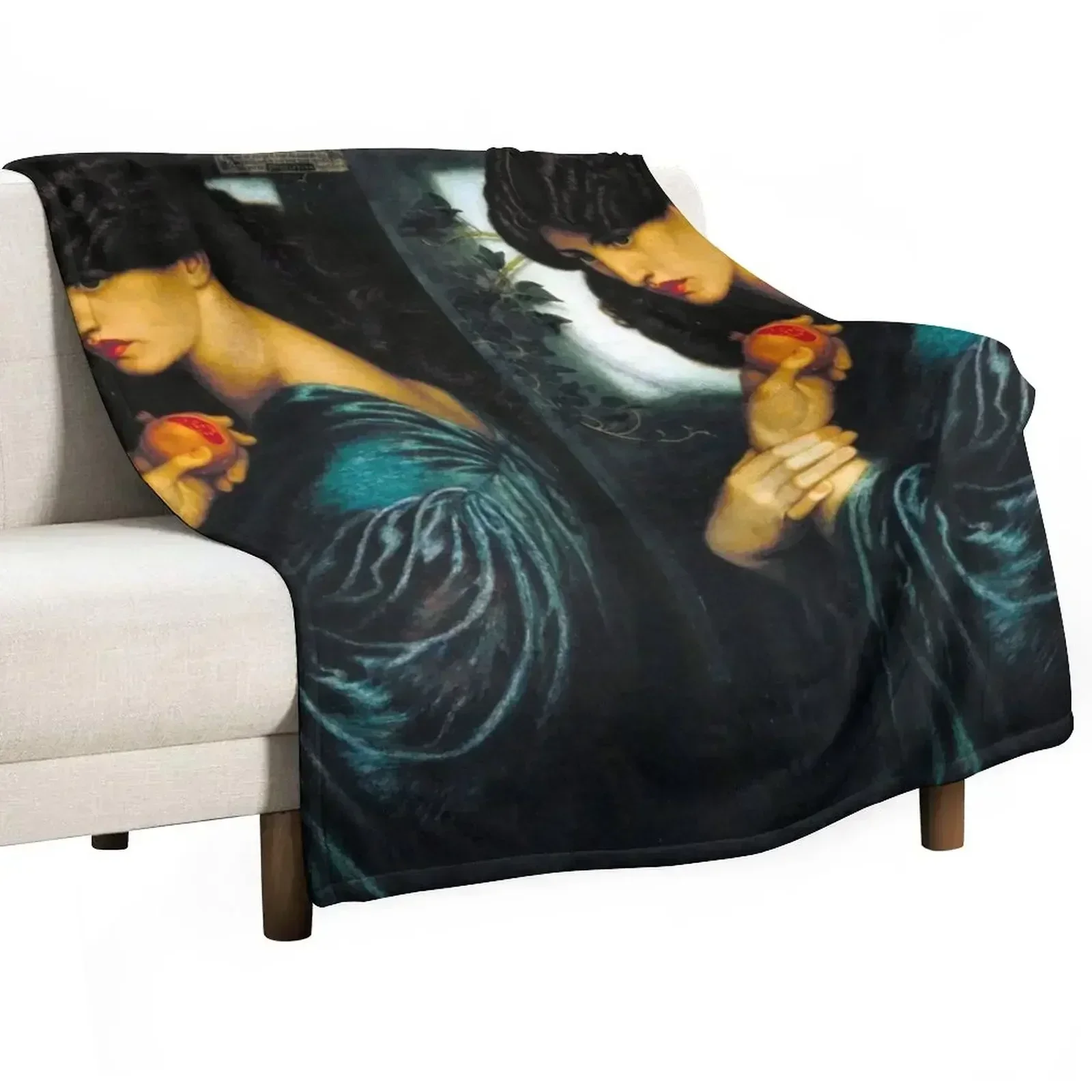 Proserpina - Cobertor Dante Gabriel Rossetti, Cobertor Aconchegante para Casa, Presente para o Natal