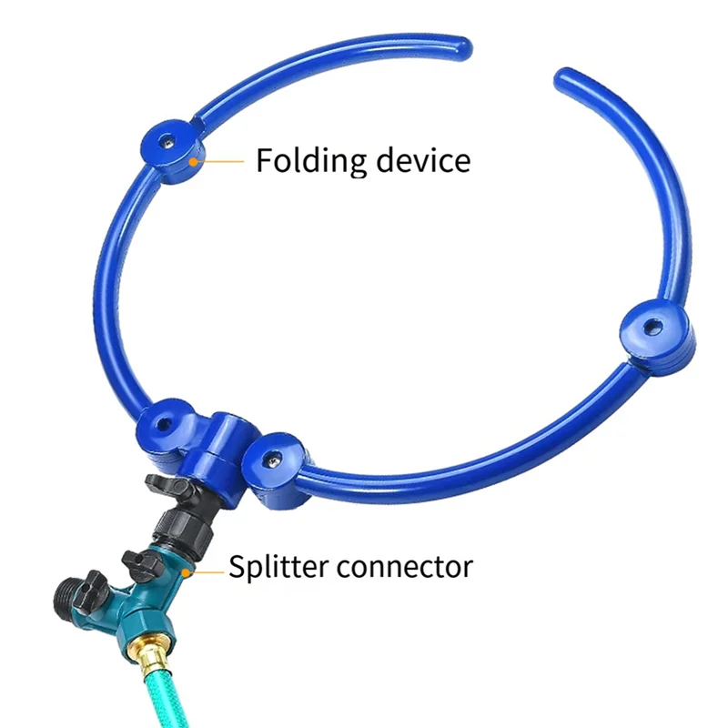 

AS60-4X 360°Tree Water System Tree Root Watering Tool, Ring Circle Sprinkler Irrigation System Targeted Water For Little Tree