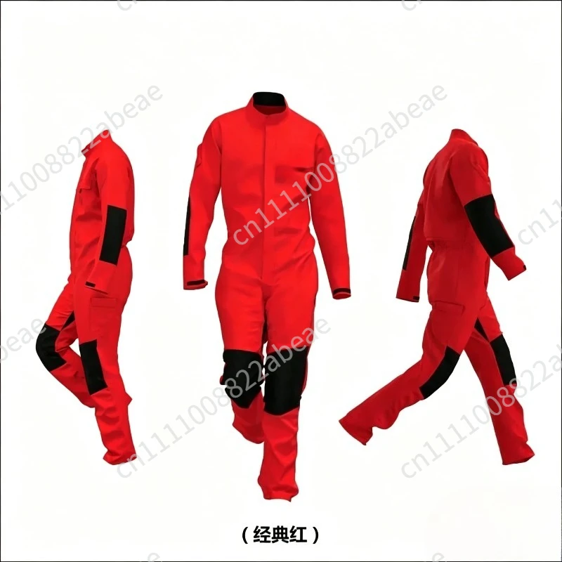Caving Suit One Piece Overall Slim Fit Canvas Fabric for Outdoor Exploration and Rescue Work