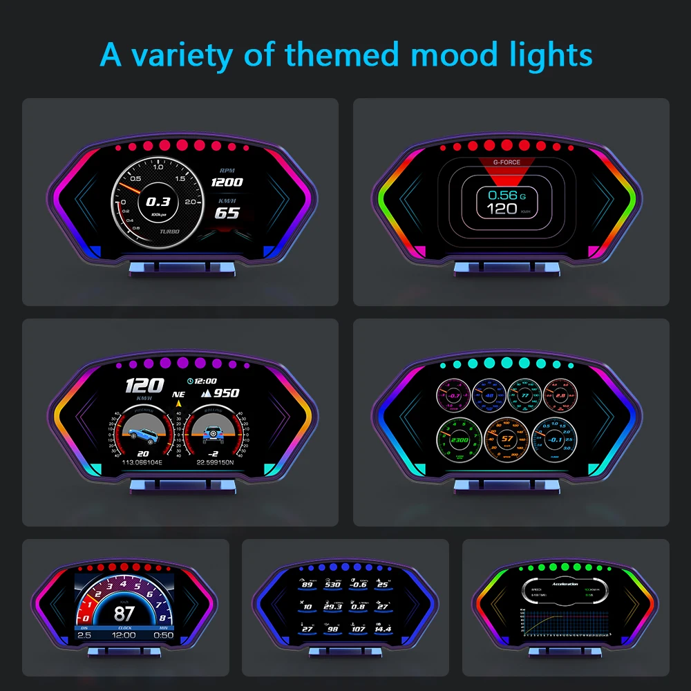 Hot 6-Inch LCD Projector HUD M - đánh giá và giá Hud Obd2 Multi Function Alarm