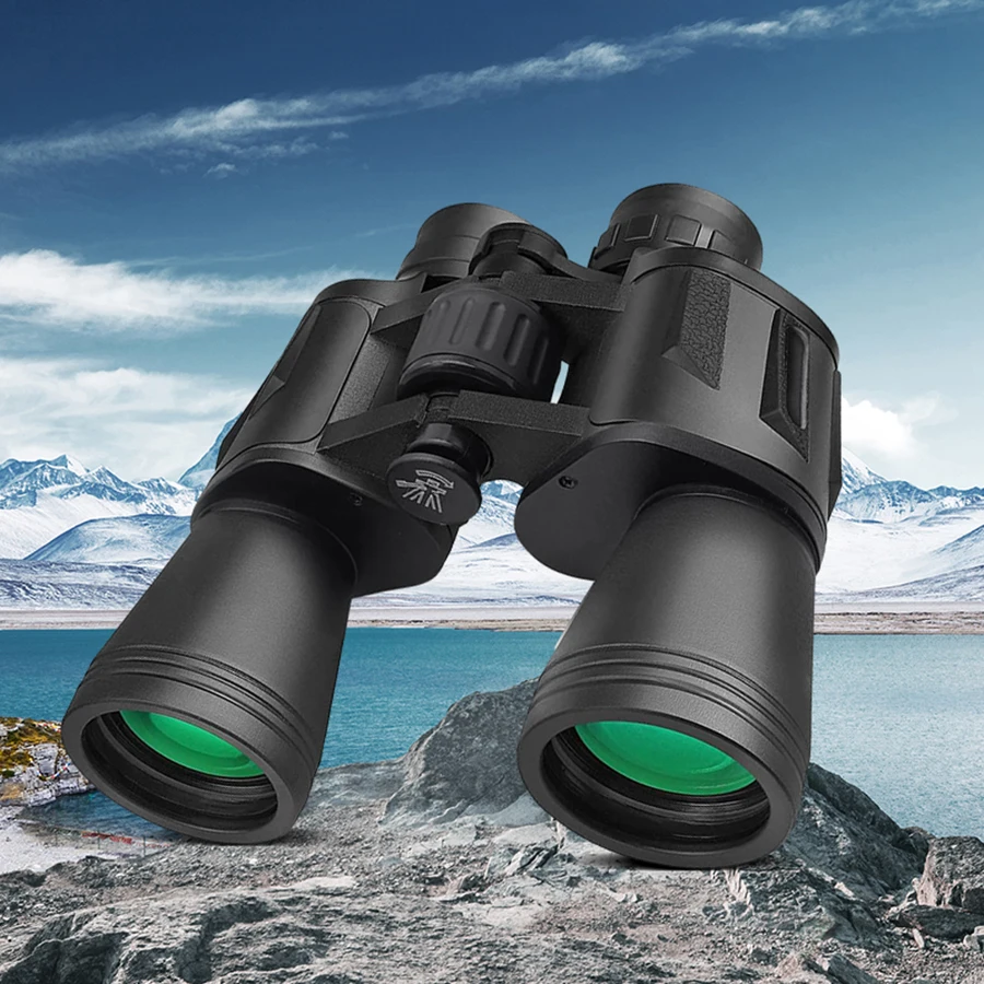 10x50 binoculars HD Viewing Angle 10X magnification 50mm objective ideal for adult outdoor camping trips