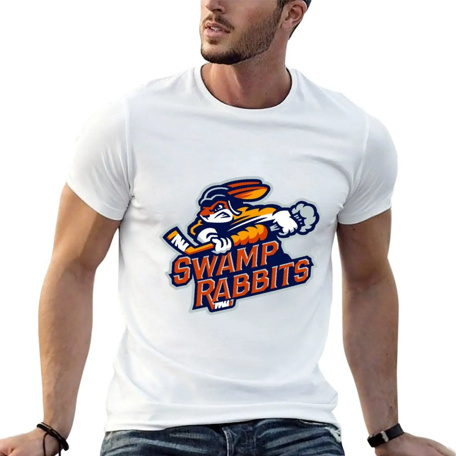 

GREENVILLE SWAMP RABBITS T-Shirt man t shirt cotton man t shirt summer man t shirt cotton high quality T-shirt