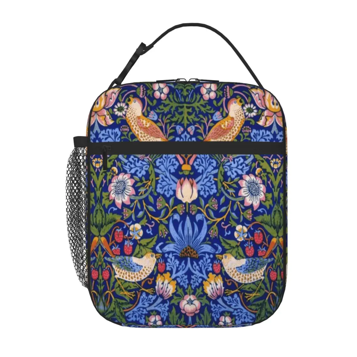 Hot Sale William Morris The Strawberry Thief 1 Transparent Detail Snack Bag Overnight Trip Camping Lunch Bag