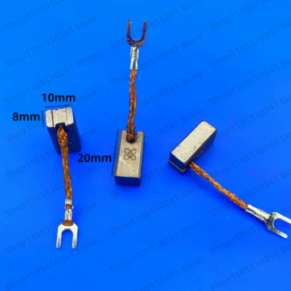 8pcs 650W Electric Pallet Truck 8*10*20MM Motor Forklift Carbon Brush Suitable for Zhongli Hangcha Little King Kong