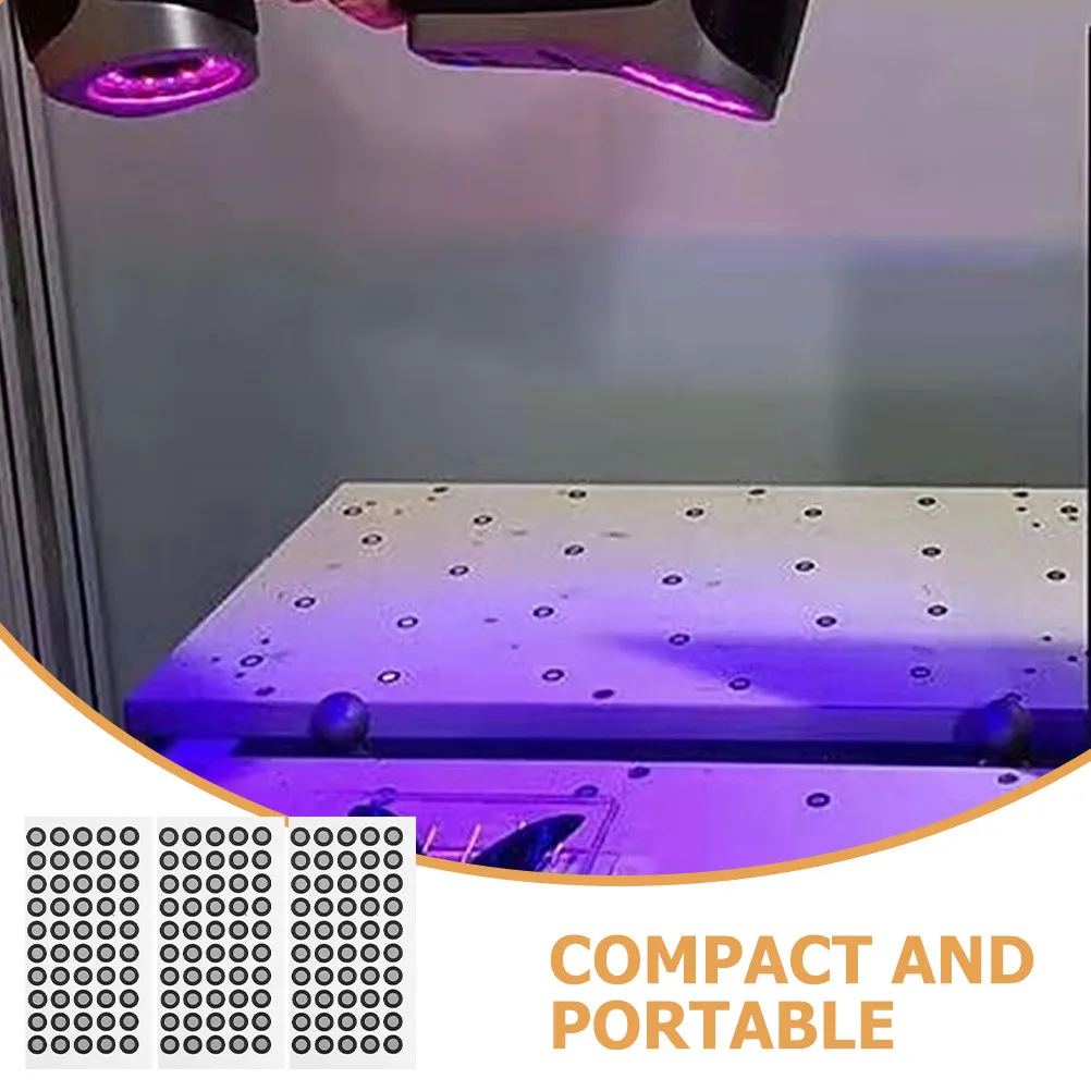 3Sheets Reference Marker Point for 3D Scanner Precise 3D Scanning Reflection Markers Positioning Sheet Accessories