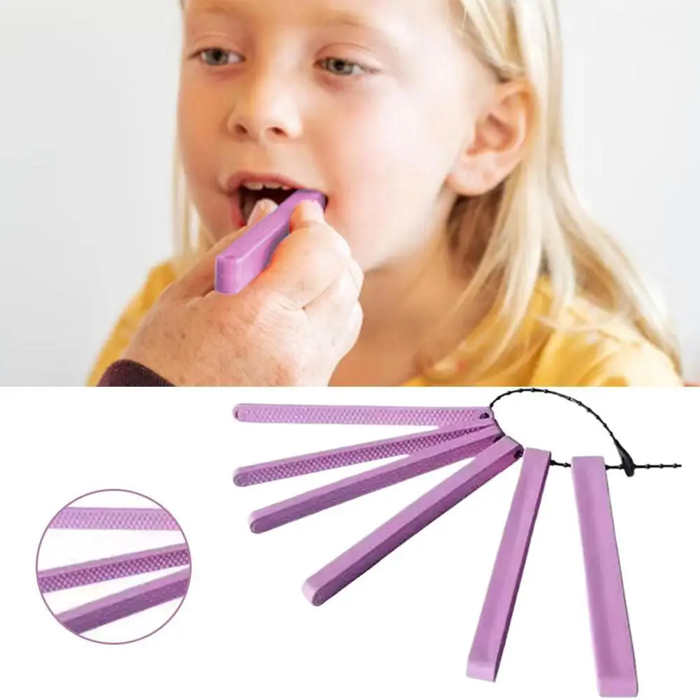 Kid Speech Therapy Teeth Massage Child Speak Oral Muscle Rehabilitation Training Chewing Tube Autism Sensory Therapy Tool