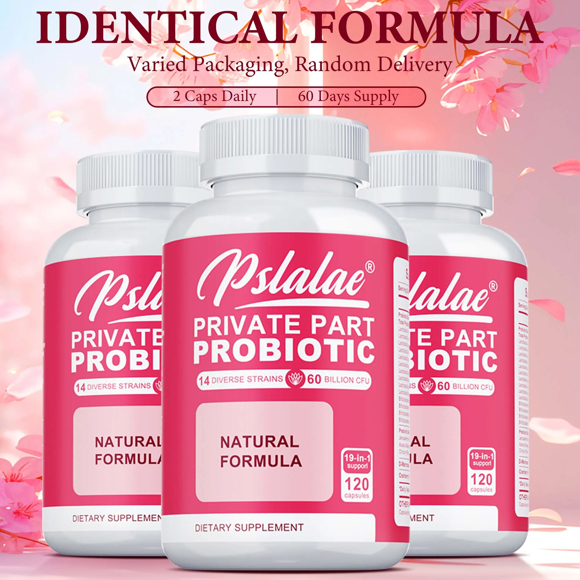 

Private Parts Probiotics - Reduces Vaginal Odor, Balances Women's PH Levels, Promotes Vaginal & Urinary Health,Enhances Immunity