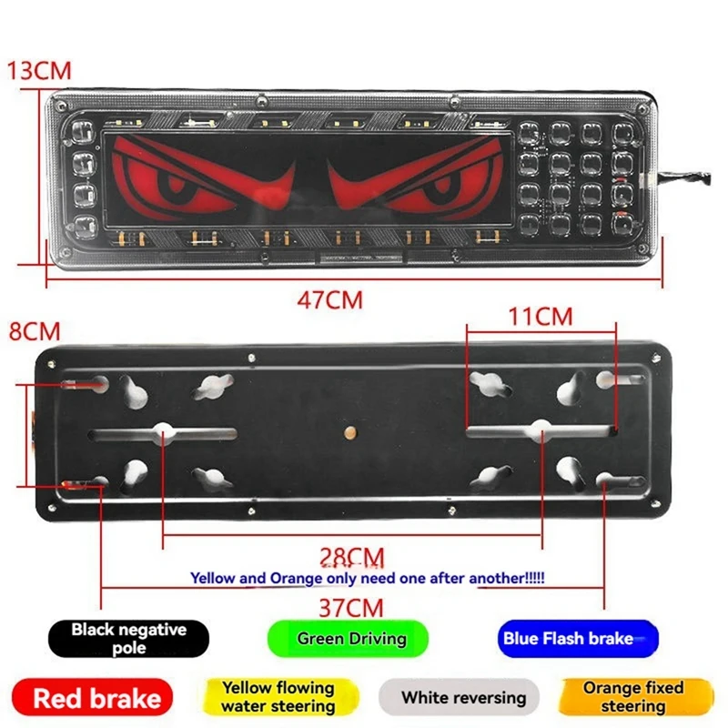 24V Auto Anhänger LKW Rücklicht Auto LED Rücklicht RücklichtJAS