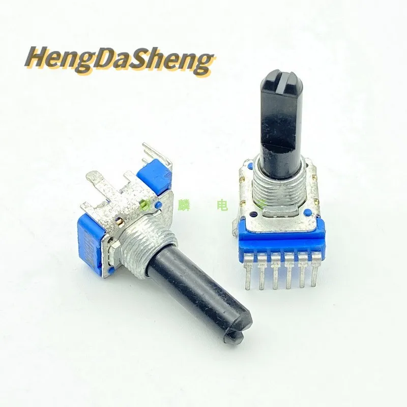 

5Pcs/Lot RK12 Type B50K Single Row 6-pin with Center Positioning MIDI Power Amplifier Volume Potentiometer