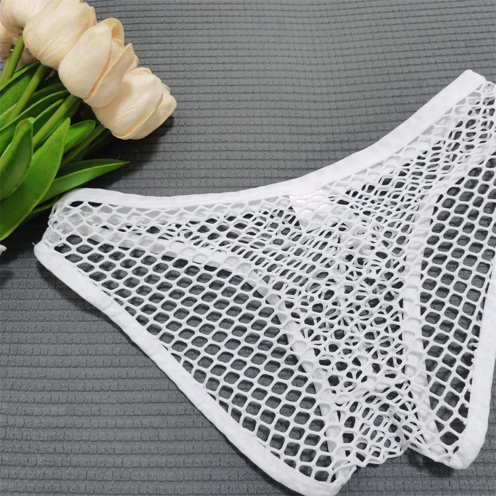 رجل سراويل الجوف خارج شبكة مثير الملابس الداخلية موضة تنفس ملخصات مثلي الجنس السروال الصيف سريعة الجافة سلس المثيرة سراويل