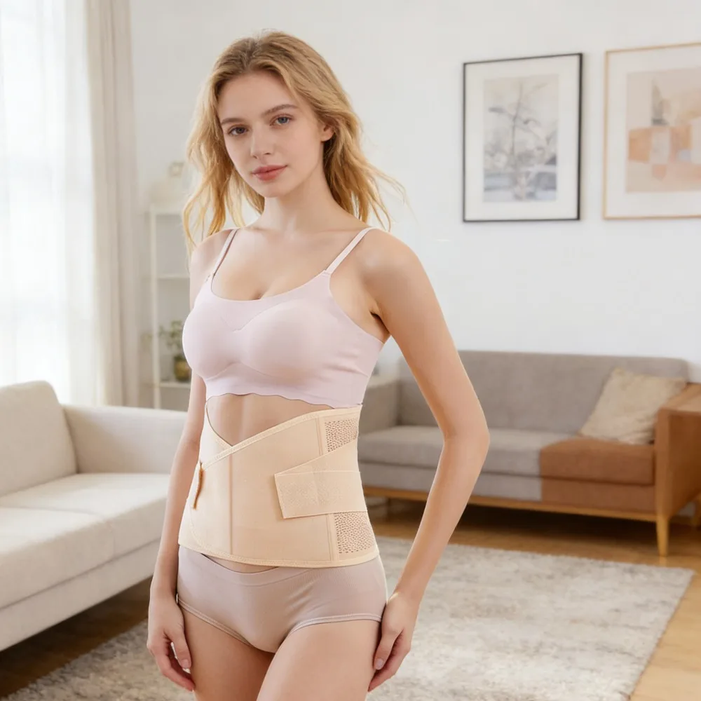 

Postpartum Binder Breathable Belly Wrap Maternity Cesarean Natural Birth Special Shapewear Waist Trainer Waist Body Shaping Belt