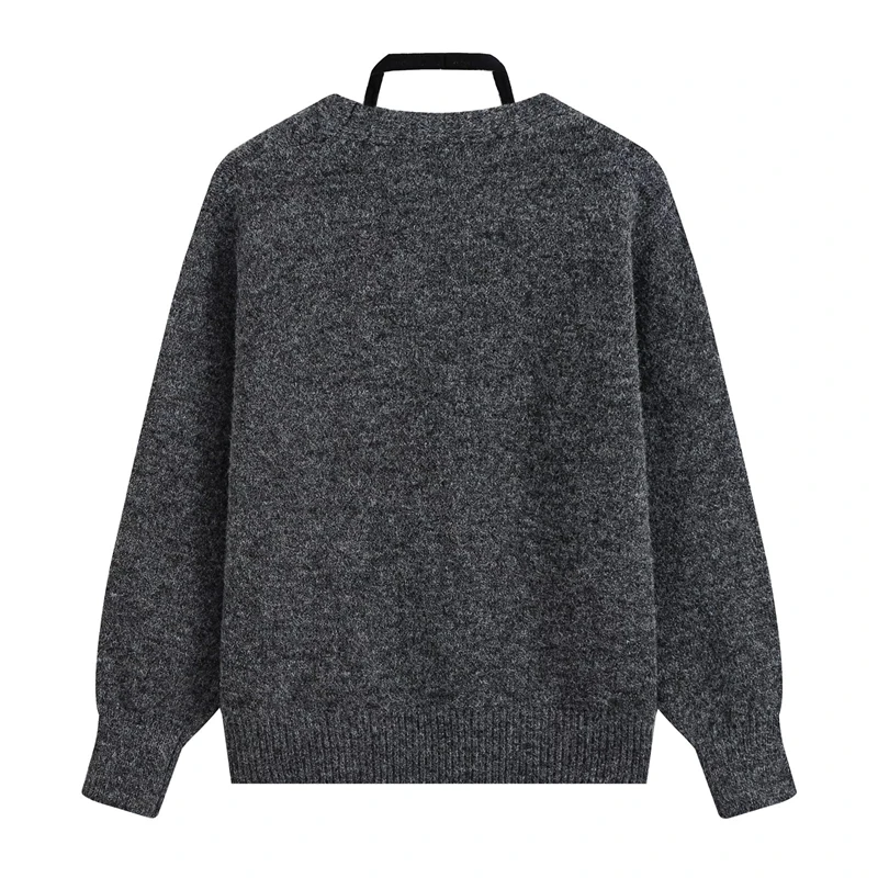 Guobioziy Women's Casual Knitted Cardigan Sweater 2026 Spring-Autumn French Fashion Trend Classic Light Luxury Street Style