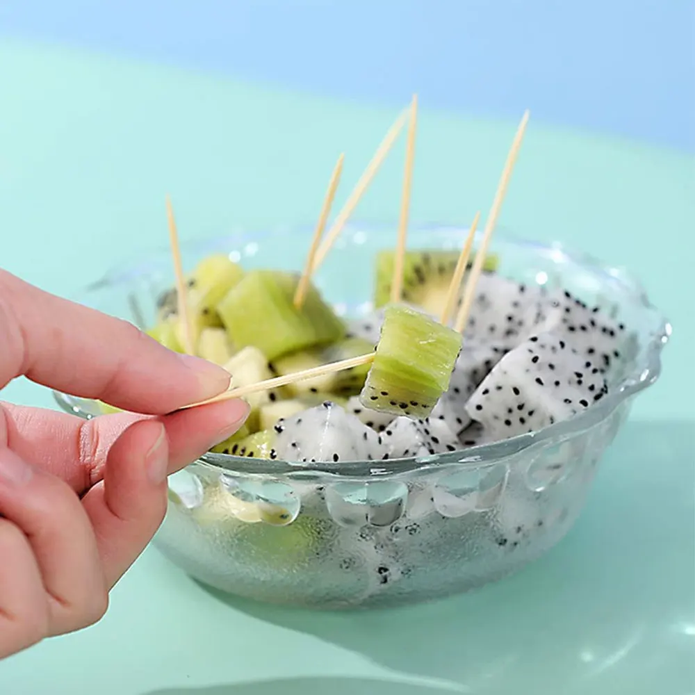 Double Headed Bamboo Toothpick Disposable Natural Toothpick Family Restaurant Accessories Fruit Single ToothSticks Accessories 3