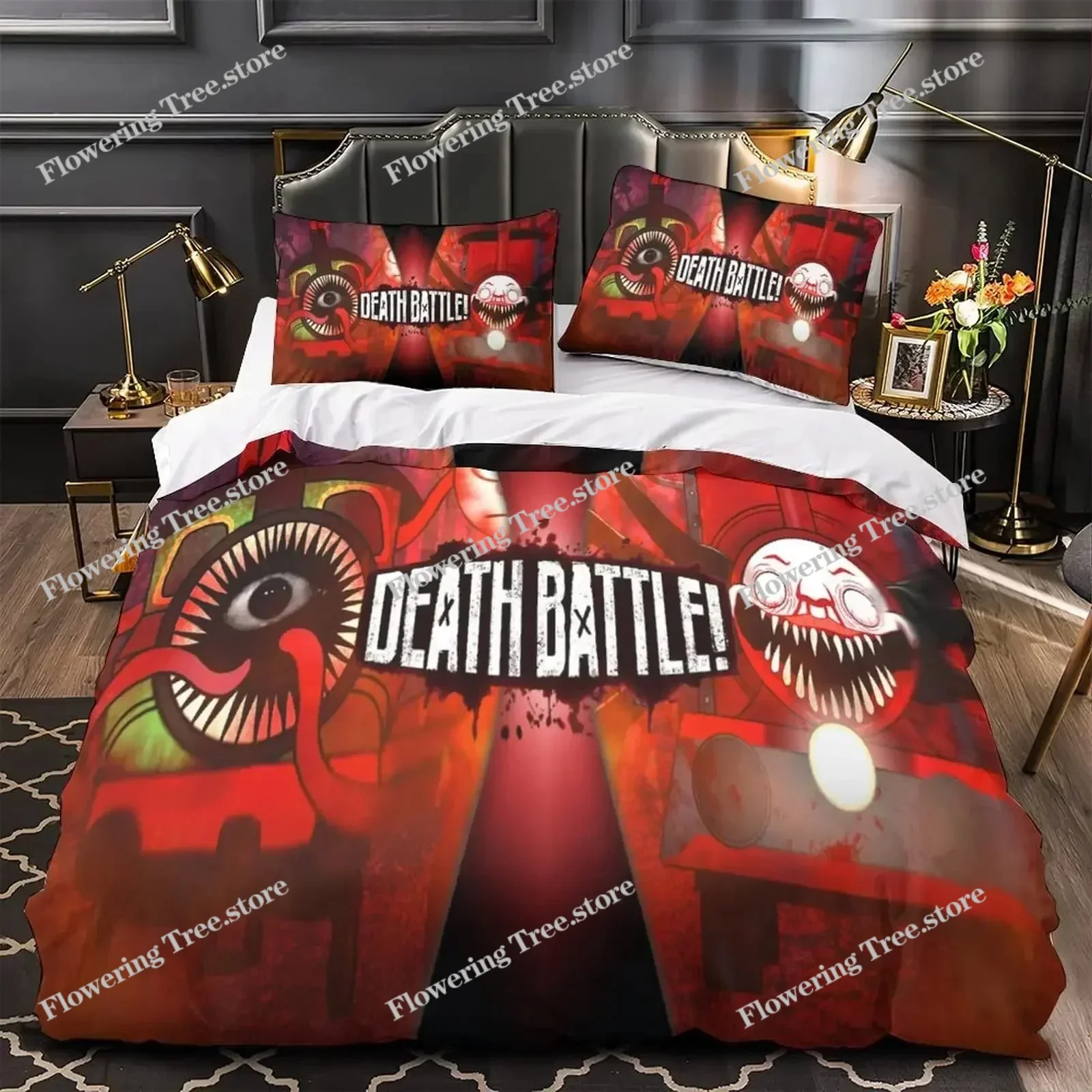 

3D Print Game Choo Choo Charles Bedding Set Duvet Cover Bedroom Comforter Single Twin King Size Quilt Cover Home Textile