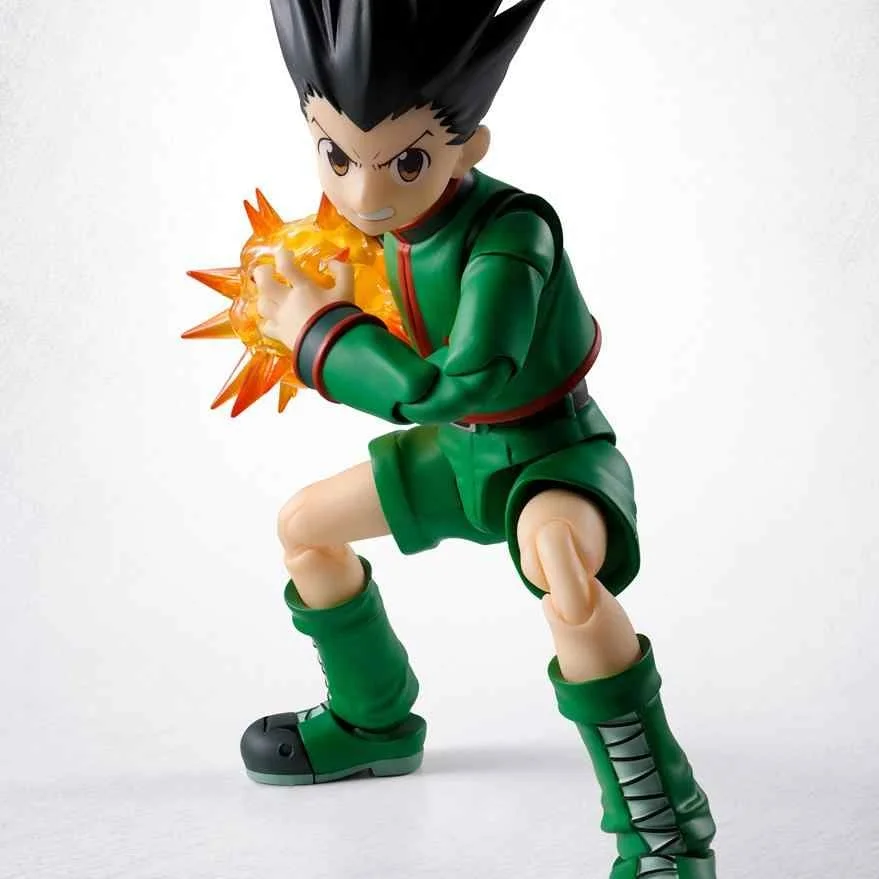 Original Bandai Hunter X Hunter S.H.Figuarts Shf Killua Zaoldyeck Shf Gon Freecss Anime Action Figure Model Collection Toy Gifts