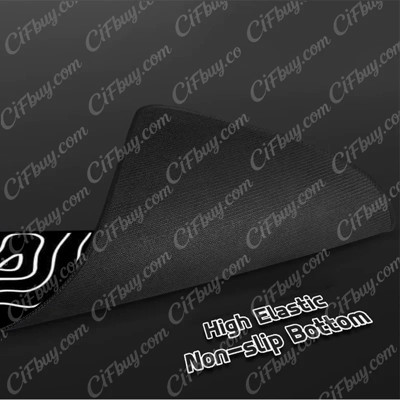 CIFbuy Mouse Pad Smooth Gaming Surface Fast Tracking Anti Slip Rubber Base Durable Desk Mat for PC Office Gamer Abstract Art