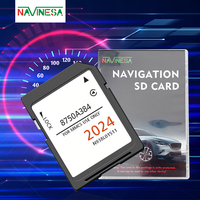 New Update Version SD Card for Mitsubishi 8750A384 Map Navi GPS Card Europe UK for Mitsubishi Outlander Pajero Car MMCS W11 W12