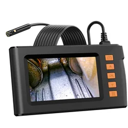 4.3 Inch Screen Industrial Endoscope Camera HD1080P Single Dual Lens Explorer Pipe Car Inspection Borescope 2-10M Rigid Cable