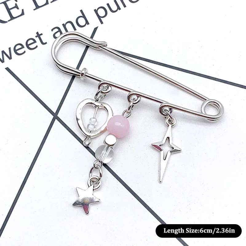 [YU] fait maison ins doux élégant trombone épinglette taille boucle taille anti-exposition boucle broche polyvalent tendance accessoire de couture