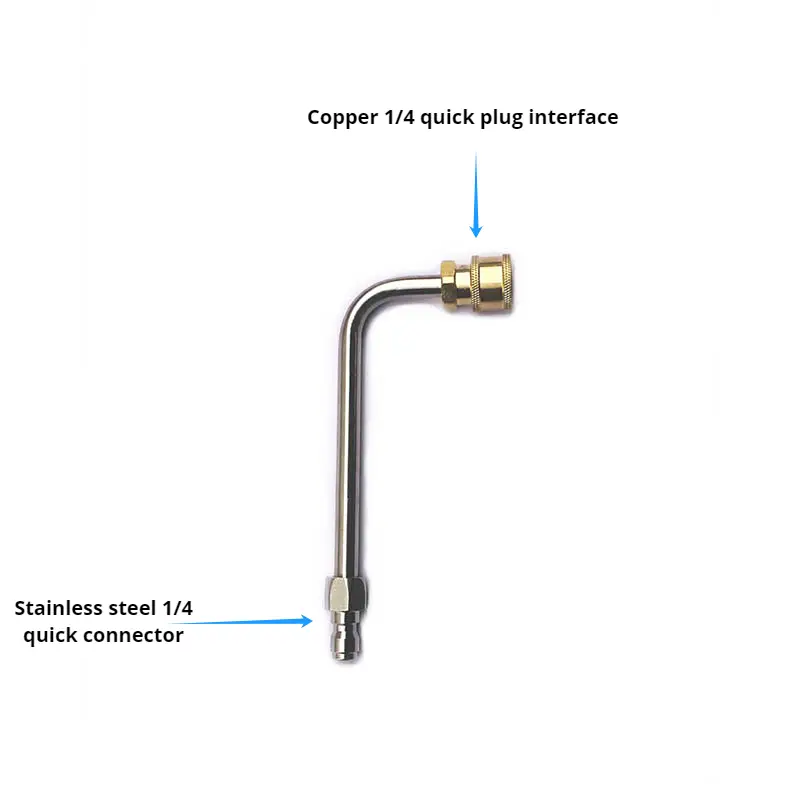 Pressure Washer Extension Rod Lance Set 4000PSI Spray Gun with 1/4 Inch Quick Connect for Efficient Cleaning - Image 3