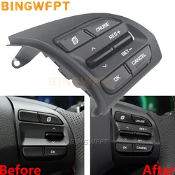 High Quality Cruise Control Module Multifunctional Steering Wheel Modification Button Switch For Hyundai Elantra 1.4T 2016-2018