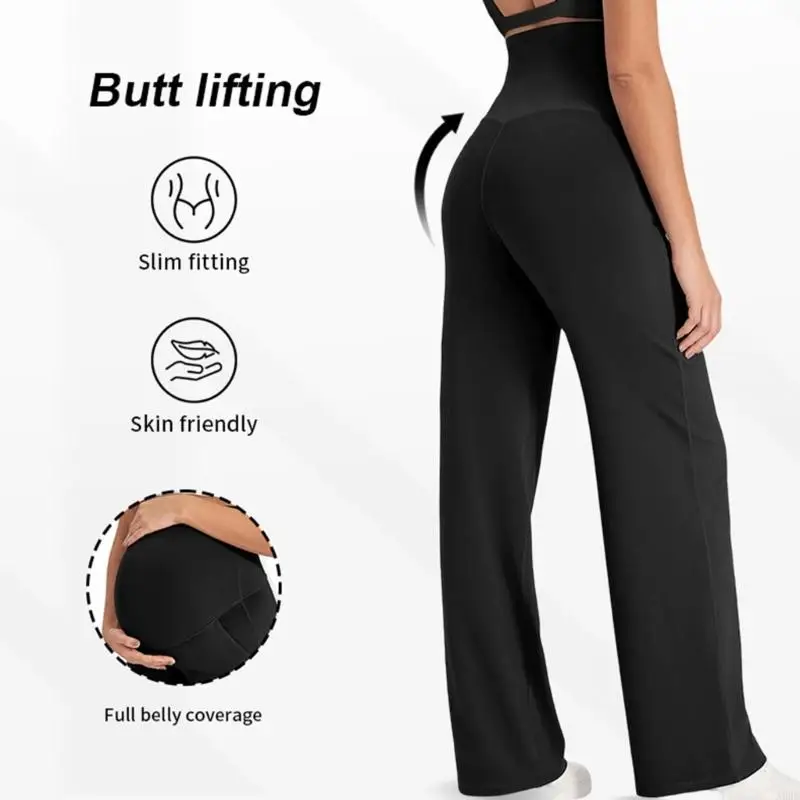 تتميز سراويل الحمل عالية الخصر المسامية بلوحة بطن داعمة ونسيج خفيف الوزن لتوفير الراحة اليومية A2UB #2