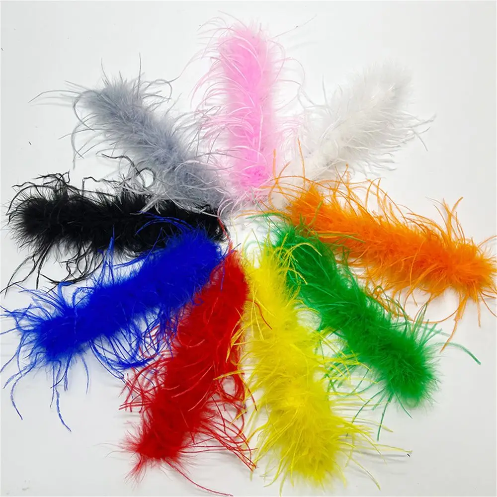 Wrist Decoration Watch Cuff Sleeves Ostrich Slap Ring Wristband Patting Circle Hair Accessories Feather Slap Bracelets