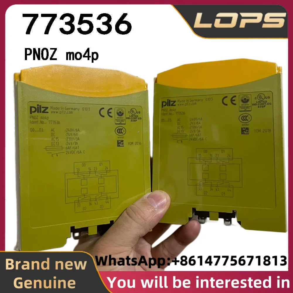 PNOZ mo4p Pilz 773536 safety relay, brand new original genuine, large quantity in stock, welcome to inquire