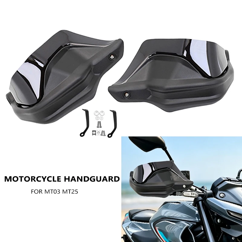 For YAMAHA MT25 MT03 MT 03 25 MT-03 MT-25 2015-2024 2023 Motorcycle Handguard Hand shield Protector Windshield Accessories