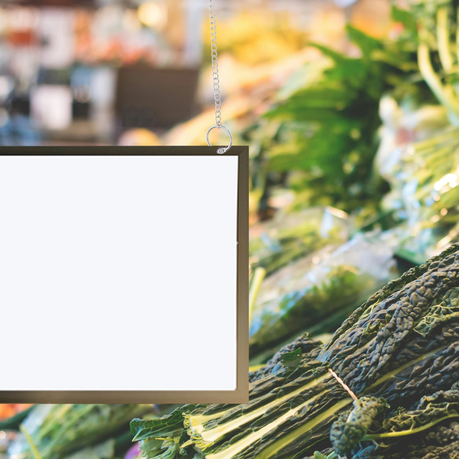 

20 Pcs Hanging Chains Tag Metal Billboards Chain Hooks Plant Hangers Chalkboards Hanging Chain Sturdy Iron Supermarkets Malls