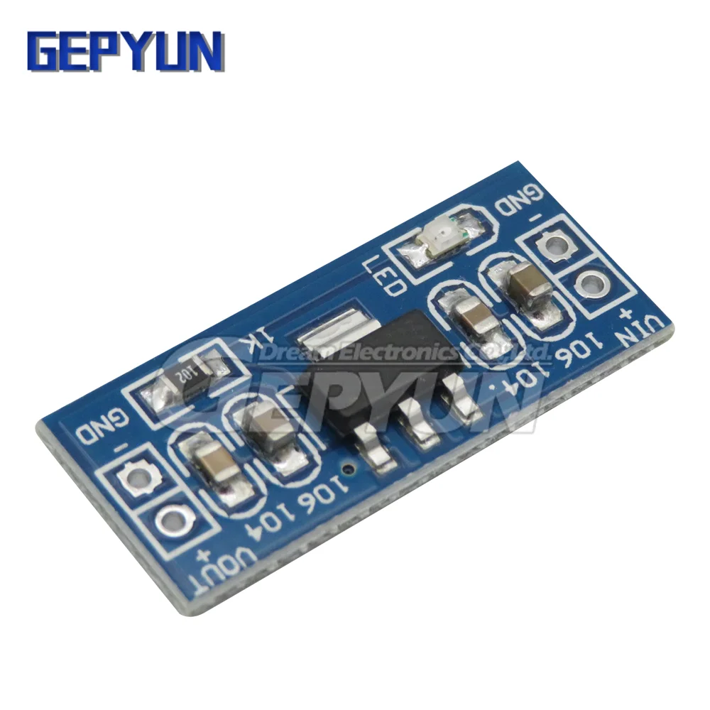 AMS1117 4.5-7V turn 3.3V DC-DC Step down Power Supply Module