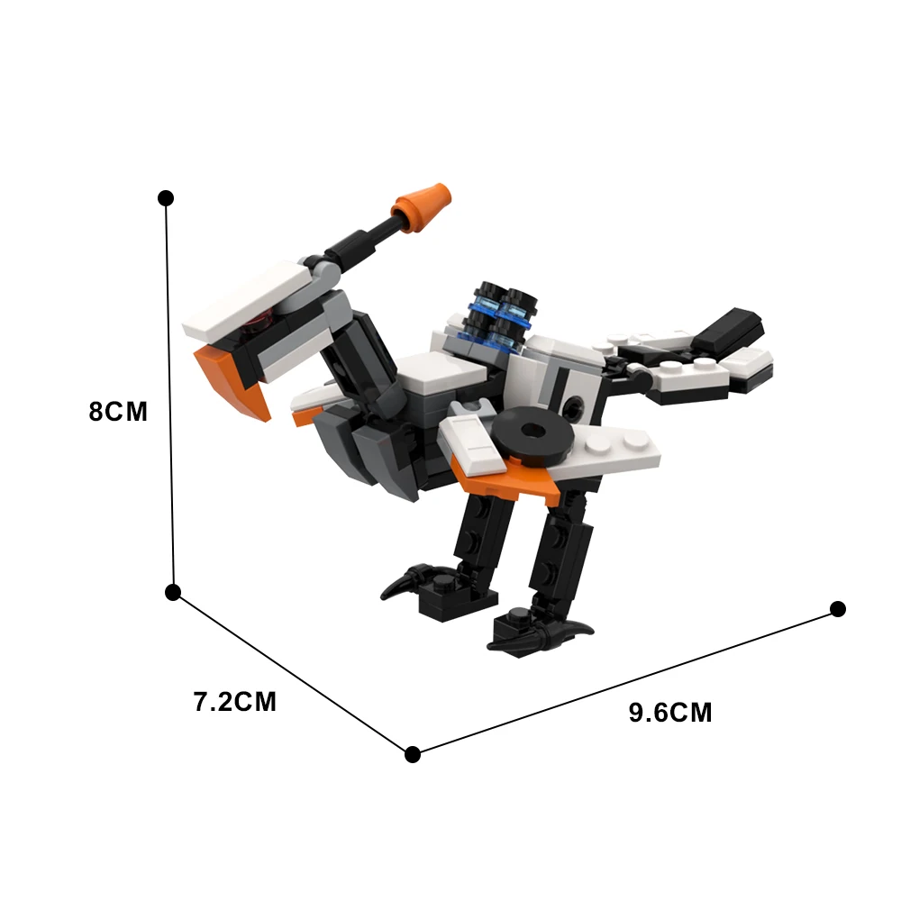 Gobricks Moc Horizon Zero Dawn Longleg Monster Beast Dinosaur Brick Model Building Block Set Educational Toys For Kids Gifts