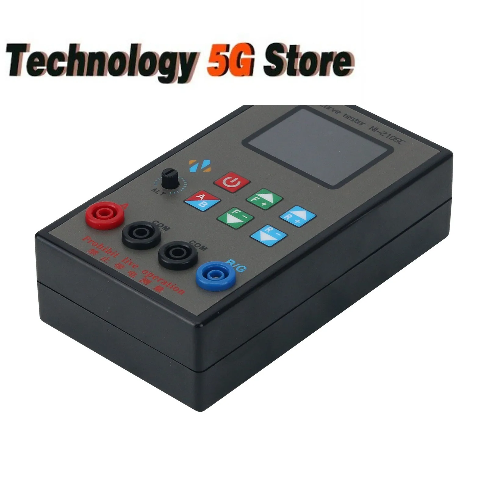 NI-210SC Portable Dual Channel VI Curve Tester 18 Levels Frequencies Adjustable with 2.0-inch TFT Screen