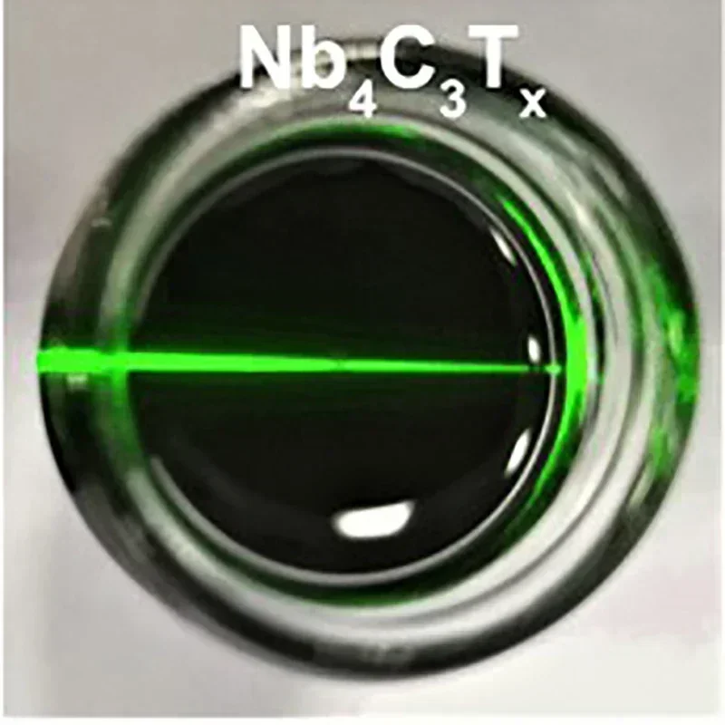 

Single layer Nb4C3 mxene