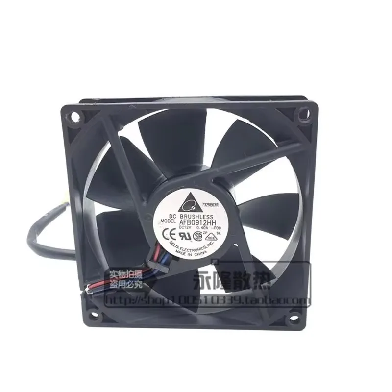 Original AFB0912H speed measurement 0.40A 12V 9CM 90 * 90 * 25MM dual ball chassis power cooling fan