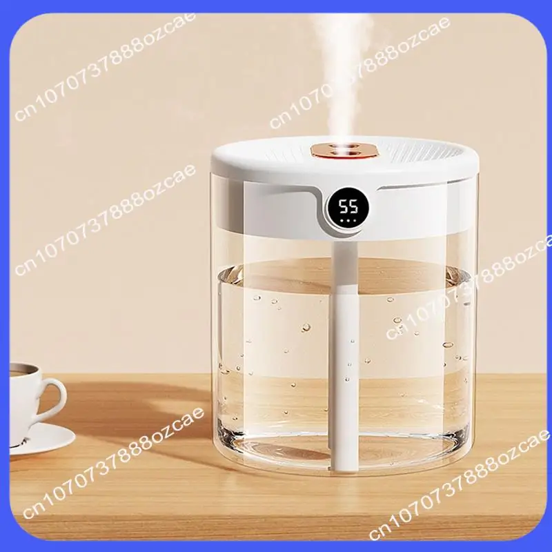 A26P H2O مرطب الهواء سعة 2L فوهة مزدوجة مع شاشة LCD للرطوبة موزع الزيوت العطرية المحمولة USB سهلة التركيب Gre