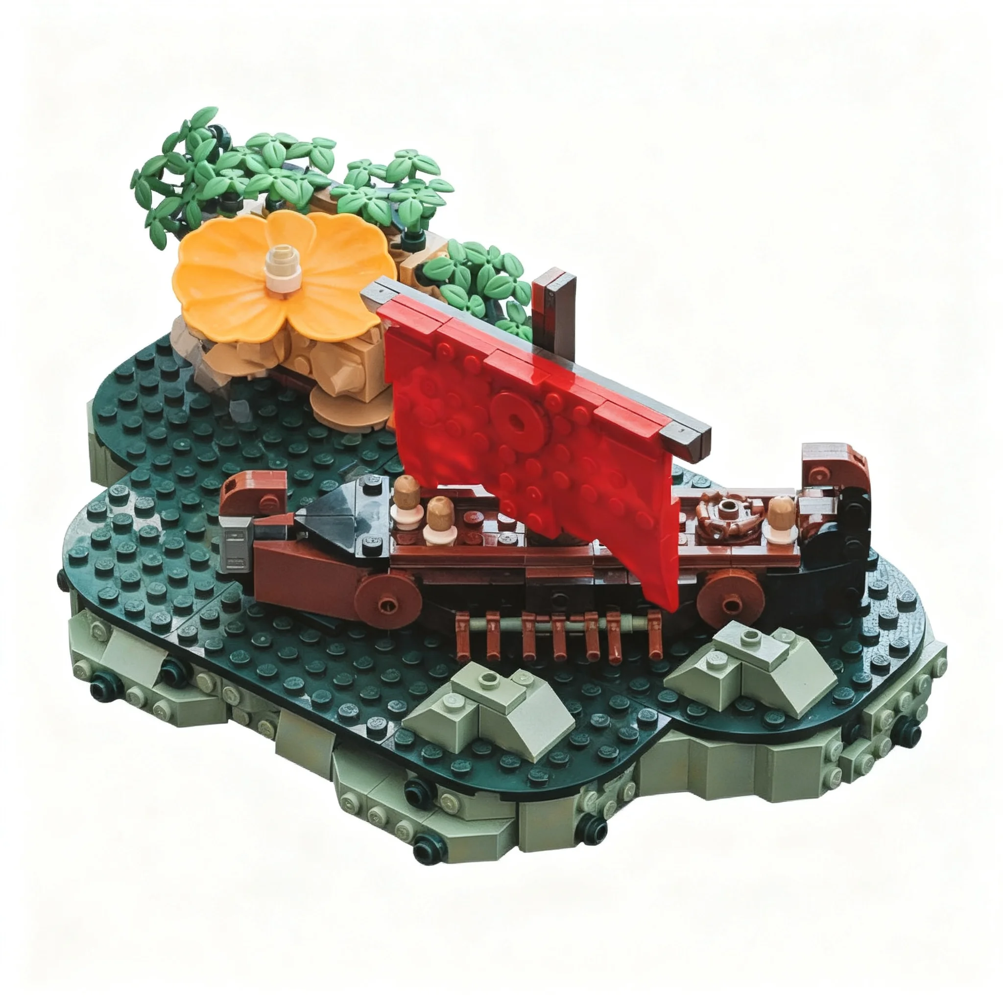 486pcs MOC The Odyssey Scylla Botanicals Model Building Blocks Christmas Gift Creative Display Assemble Brick Craft Education