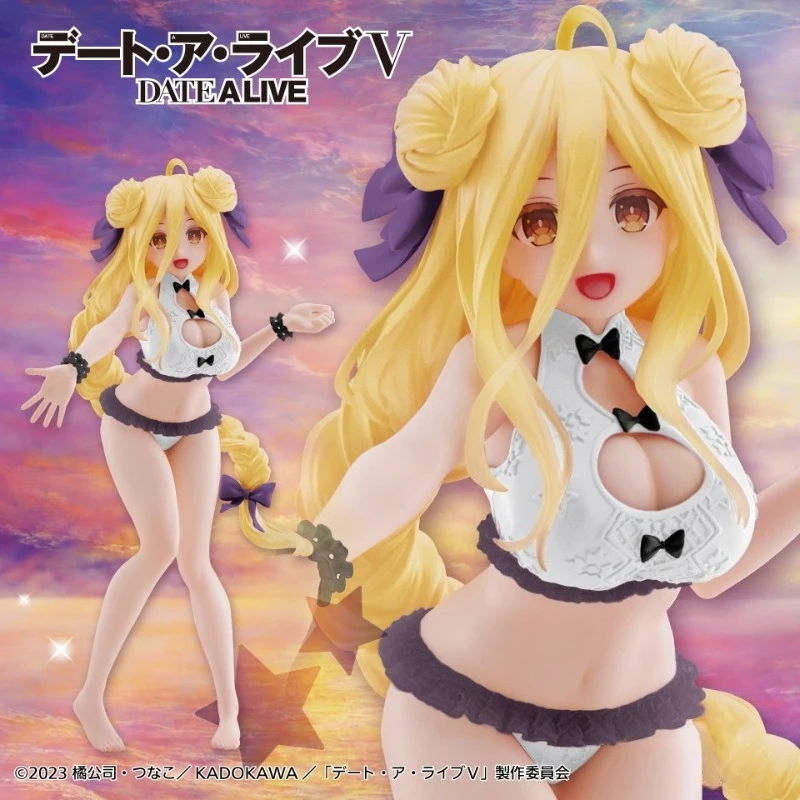 

Date a Live Hoshimiya Mukuro купальник красота 100% оригинал подлинный ПВХ экшн аниме модель игрушки фигурка коллекция кукла подарок