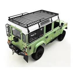 RC Car Upgrade Accessory Metal Roof Rack Luggage Rack W/ Light For 1/10 Scale Rock Crawler Toys Truck 4WD Gelande II D110