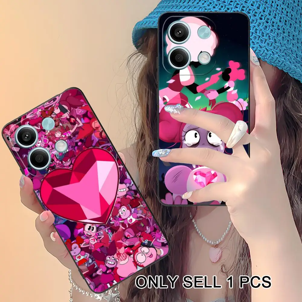 

Steven Universe Spinel Phone Case for Xiaomi Redmi Note 14 13 12 11 S Pro Plus 4G 5G Soft TPU Shockproof Cover