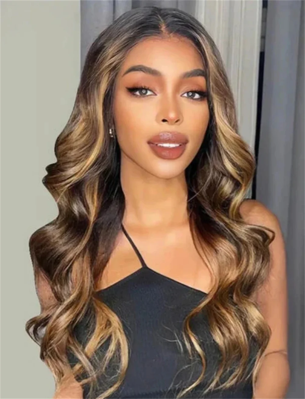 Preplucked Soft 26Inch Highlight Blonde 5x5 Silk Base Wave Jewish Glueless Human Hair With Baby Hair HD Lace European Hair Daily