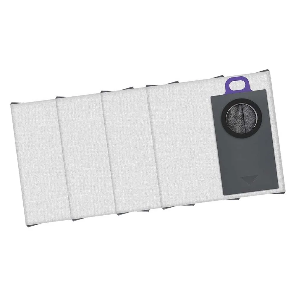 Dust Bags for For NARWAL For Flow 2 Robot Vacuum Mop Station with Meltblown Fibres and Non Woven Fabric Filter 4 Pack
