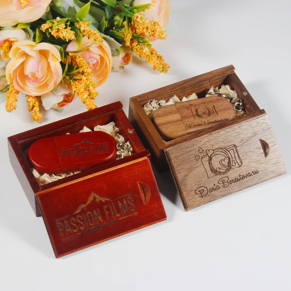 예쁜 나무 USB 플래시 드라이브 128GB 무료 맞춤형 로고 메모리 스틱 64GB 실제 용량 펜 드라이브 32GB 키체인 U 디스크 16GB