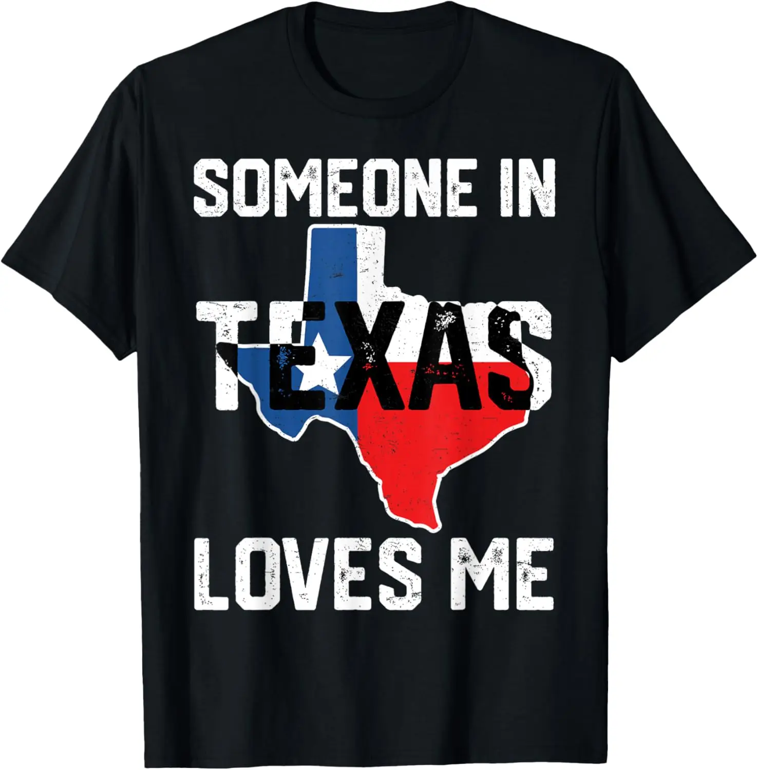 تي شيرت شخص ما في تكساس يحبني بتصميم عتيق رائع