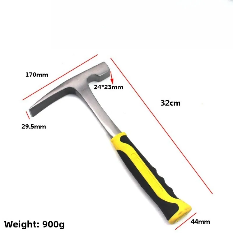 Heavy Duty One-piece Geological Rock Pick Hammer for Mining/Geological Survey